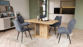 LEONEL Dub Artisan – MODERNÝ ROZKLADACÍ STÔL AŽ DO 180 cm!