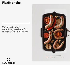Klarstein Full House 90 Down Air System, indukčná varná doskA digestor, 477 m³/h, trieda energetickej účinnosti A
