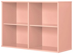 Ružová závesná knižnica 89x61x32,5 cm Mistral – Hammel Furniture