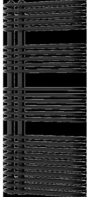 Mexen Amor kúpeľňový radiátor 1200 x 600 mm, 1083 W, čierny - W120-1200-600-00-70