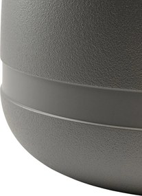 PLASTOVÝ KVETINÁČ LUNA VASE 42X32 CM ANTRACITOVÁ
