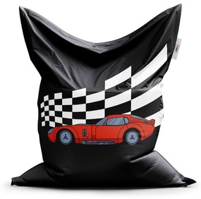 Sablio Sedací vak Pretekárske auto - 150x100 cm
