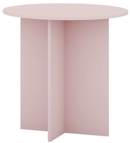 Odkládací stolek Phoebe 02 65 cm růžový