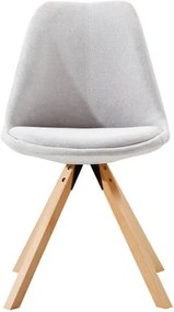 Jedálenská stolička Sabra - sivá / buk