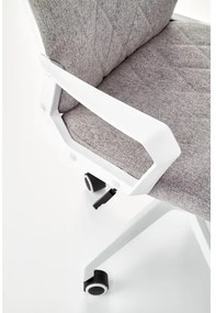 Kancelárska stolička LONA biela/svetlosivá