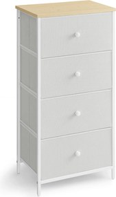 XXXLutz KOMODA, biela, farba duba, 45/91,7/30 cm - Komody - 002543065601