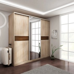 Šatníková skriňa Prestwood 240 C (so zrkadlom). Vlastná spoľahlivá doprava až k Vám domov. 746622