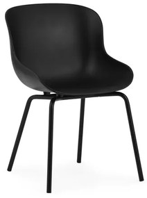 Stolička Hyg Chair – čierna/čierna oceľ