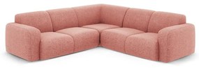Ružová rohová pohovka (variabilná/do L) Molino – Micadoni Home