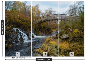 Fototapeta Vliesová Rieka škótsko 208x146 cm