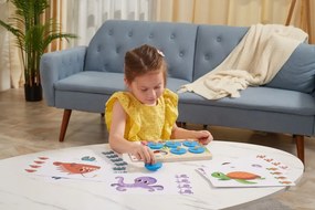 Viga Drevená porovnávacia hra - more