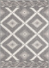 Hanse Home, DOPREDAJ: 120x170 cm Kusový koberec Twin Supreme 103428 Malibu grey creme – na von aj na doma, 120x170, šedá, chodba / predsieň