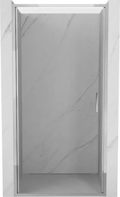 Mexen Exo, 1-krídlové dvere do otvoru 80x200 cm, 6mm číre sklo, chrómový profil, 817-080-000-01-00