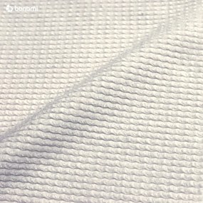 Biela menčestrová rozkladacia/s úložným priestorom pohovka 215 cm Bjork – Bonami Selection