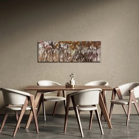 Obraz - Stromy (s hodinami) (90x30 cm)