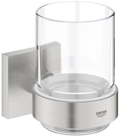 GROHE 41097DC0 - Sklenička s držiakom START CUBE, nerez