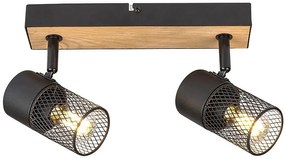 Stropné bodové svietidlo METTA E14 2XMAX 40W LS2