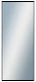 DANTIK - Zrkadlo v rámu, rozmer s rámom 50x120 cm z lišty Hliník čierna lesklá (7269016)