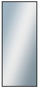 DANTIK - Zrkadlo v rámu, rozmer s rámom 50x120 cm z lišty Hliník čierna lesklá (7269016)