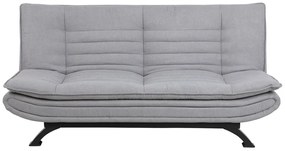 Dizajnová rozkladacia sedačka Alun, 196 cm, svetlosivá