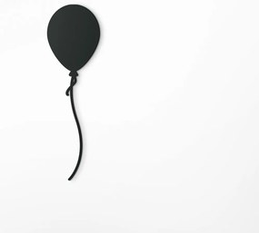 drevko Drevená nálepka do detskej izby Balón Rozmer obrazu: 44,5 x 13 cm, Farba dekorácie: Čierna