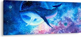 Obraz - Vesmírna veľryba (120x50 cm)