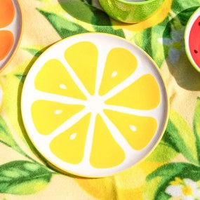 Altom Sada keramických tanierov Tropicana citrón20 cm, 2 ks