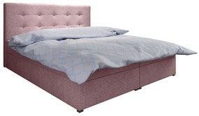 Manželská posteľ Boxspring 160 cm Fade 1 (ružová) (s matracom a úložným priestorom). Vlastná spoľahlivá doprava až k Vám domov. 1046478