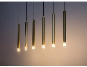 Rabalux 72363 - Luster na lanku RAMIRA 6xG9/5W/230V zlatá