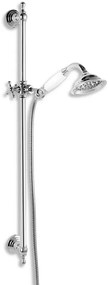 Novaservis Sprchové súpravy - Sprchová súprava Retro s tyčou, ručnou sprchou, hadicou a držiakom, chróm, KITRETRO,0