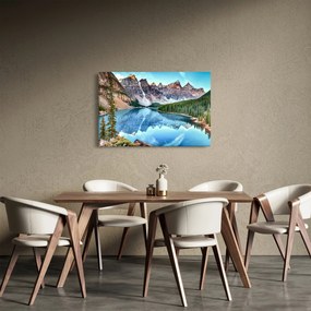 Obraz - Moraine lake (90x60 cm)