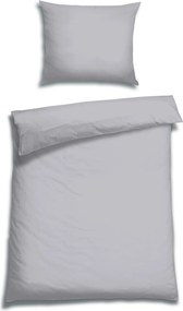 XXXLutz POSTEĽNÁ BIELIZEŇ satén svetlosivá 140/220 cm Florella - Obliečky & plachty - 004388004105