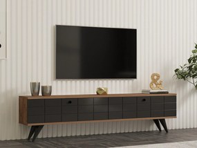 TV stolík/skrinka Butepe (antracit + borovica atlantická) . Akcia -30%. Vlastná spoľahlivá doprava až k Vám domov. 1095157
