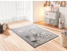 Svetlosivý detský koberec 120x170 cm Beats – Universal