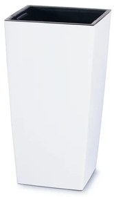 Plastový kvetináč DURS140 14 cm - biela