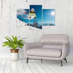 Obraz - Snowboardista (90x60 cm)