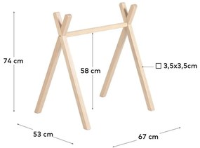 Detská hrazdička Maralis – Kave Home