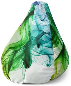 Sedací vak Pear farebný efekt - detský, farebná