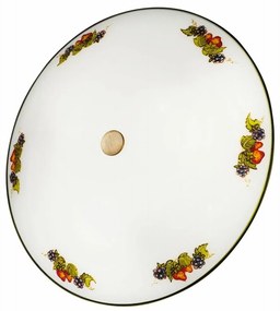 Kolarz 731.U14.4.113-Stropné svietidlo NONNA 4xE27/60W/230V pr. 54 cm víno/jahody