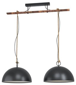 Eglo 43397 - Luster na lanku HODSOLL 2xE27/40W/230V