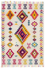 Krémovobiely detský koberec 80x150 cm Coyote - Flair Rugs