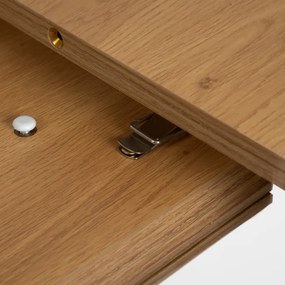 Rozkladací stôl 708862 A béžový / čierny