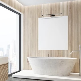 LED osvetlenie zrkadla do kúpeľne SHINE LED/12W/230V 60 cm IP44 čierna