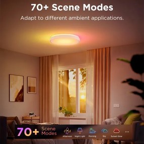 Govee - LED RGBIC Stmievateľné stropné svietidlo LED/49W/230V 2700-6500K Wi-Fi