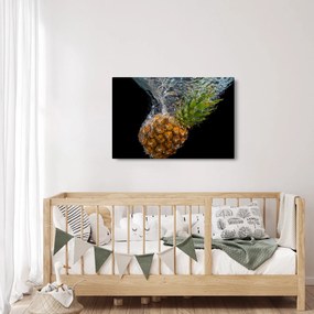 Obraz ananásu vo vode (90x60 cm)