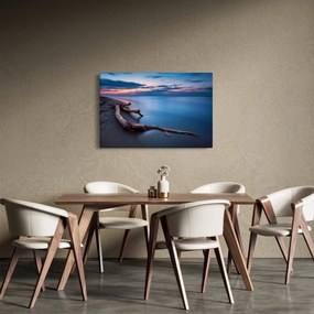 Obraz pláže pri západe slnka (90x60 cm)