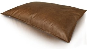 Vankúš na sedenie Premium kožený hnedý