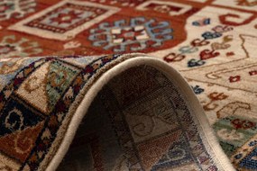 Koberec KESHAN, strapce 1250/53565 béžový / terakota