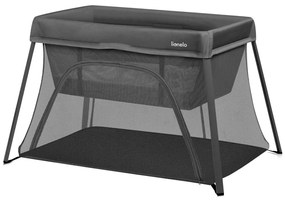 Lionelo - Cestovná postieľka 3v1 ALICE sivá