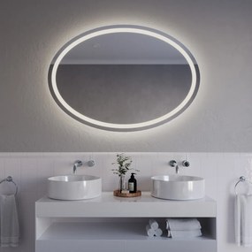 Oválné zrkadlo s LED osvetlením A33